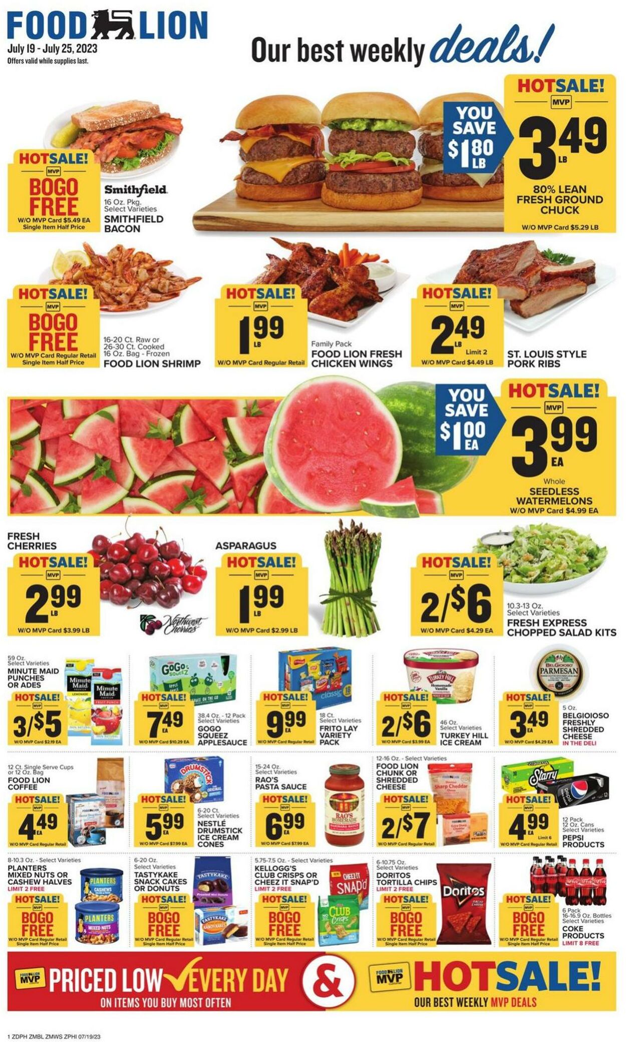 Food Lion Ad from 07/19/2023