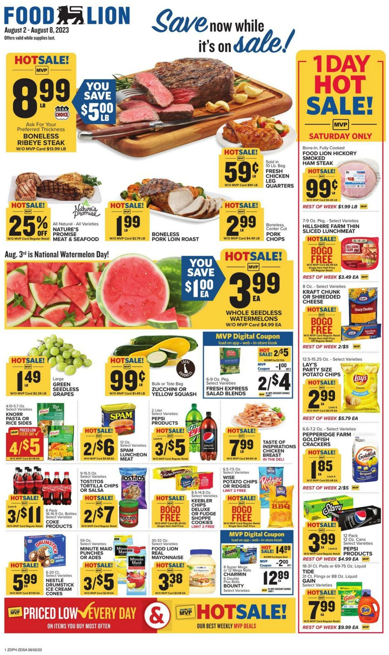 Food Lion Ad from 08/02/2023