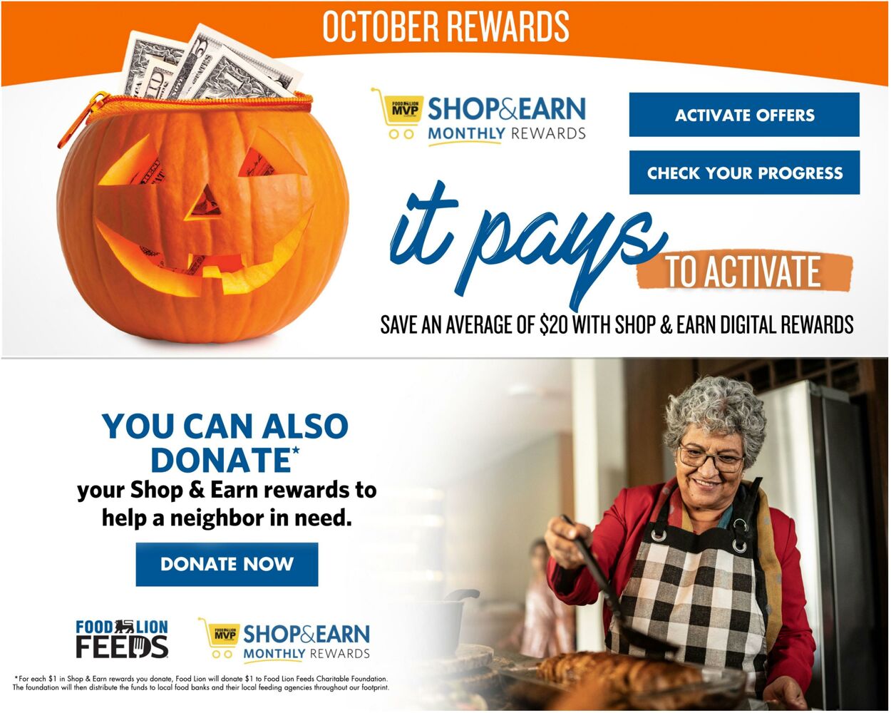 Food Lion Ad from 10/18/2023