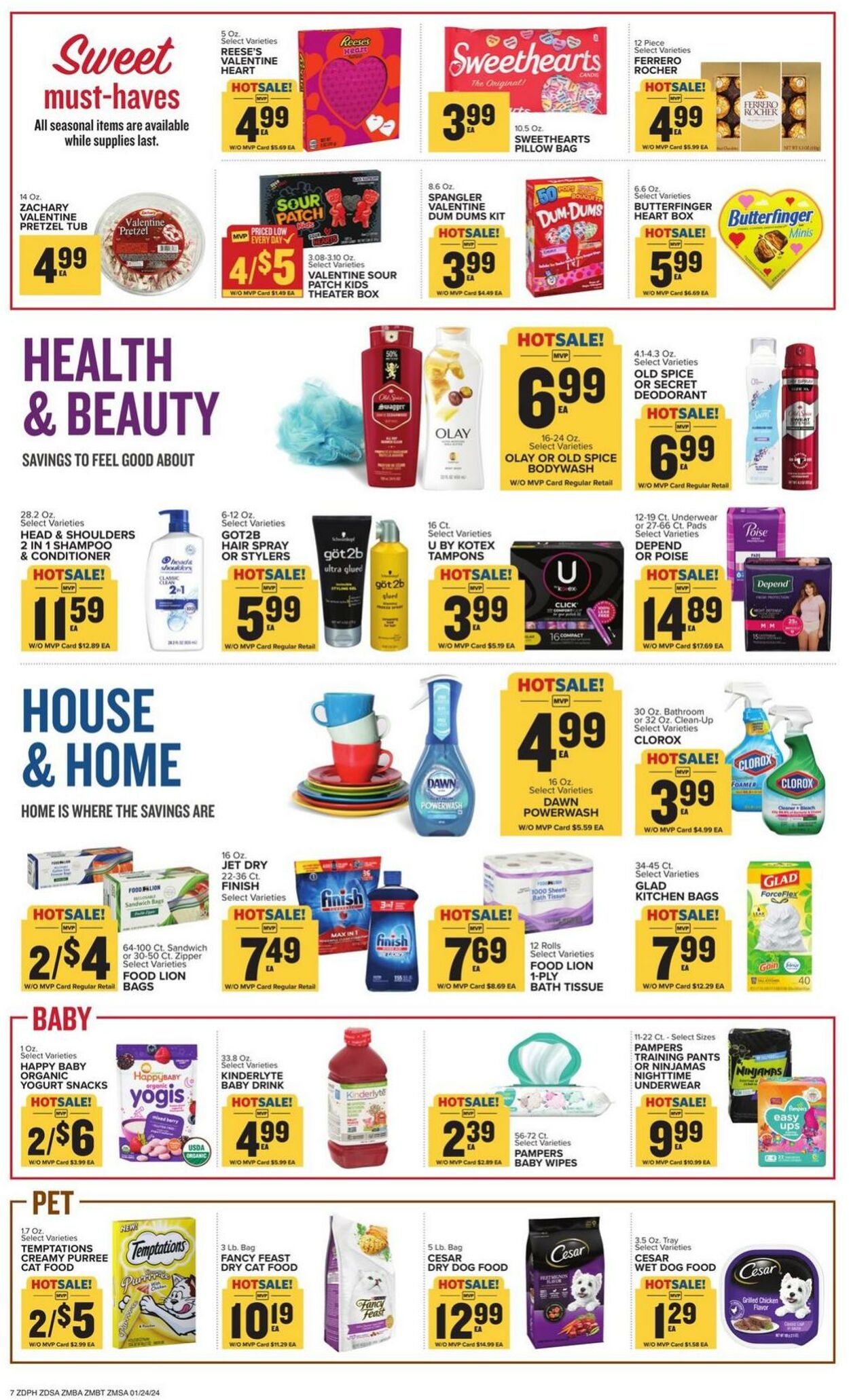 Food Lion Ad from 01/24/2024