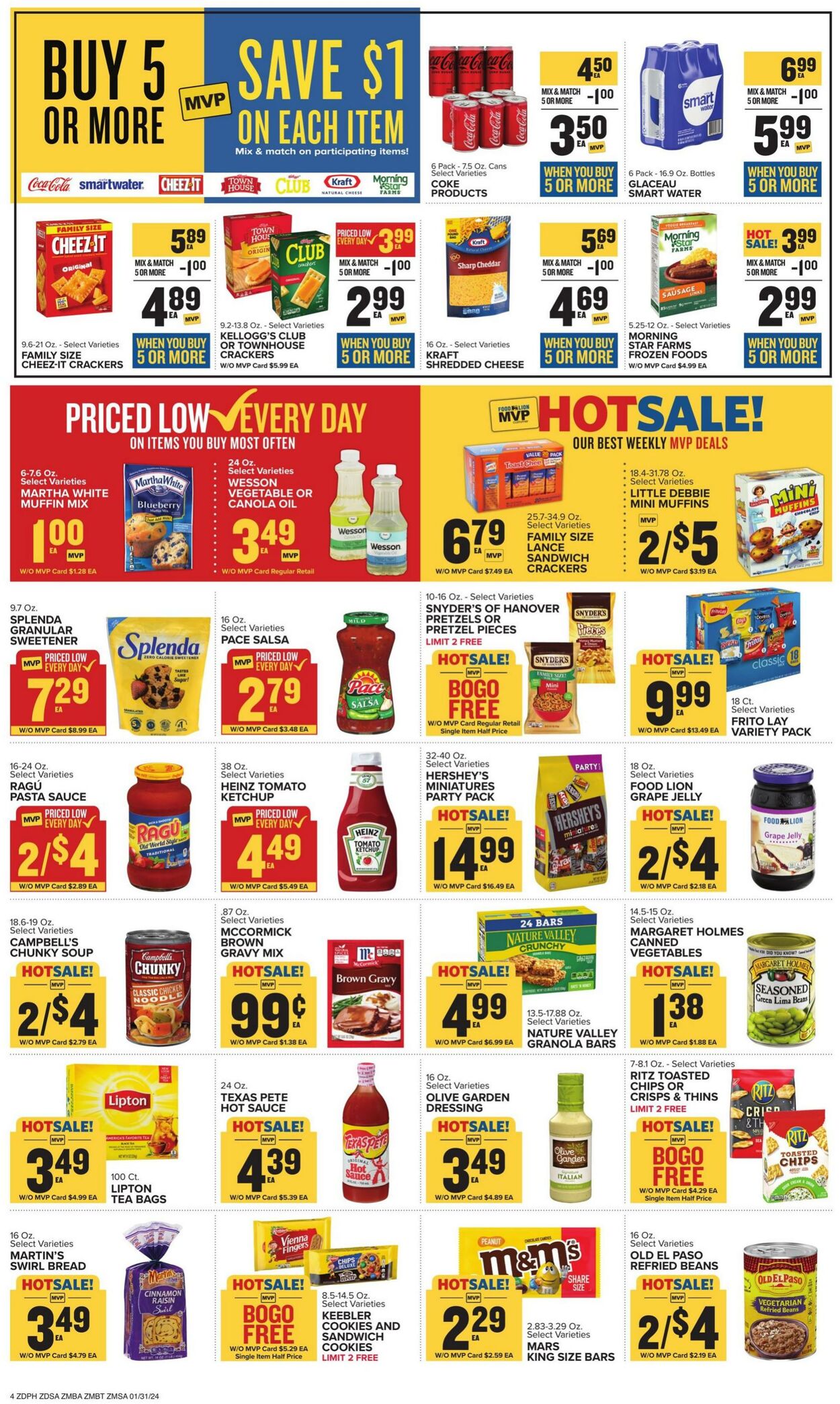 Food Lion Ad from 01/31/2024