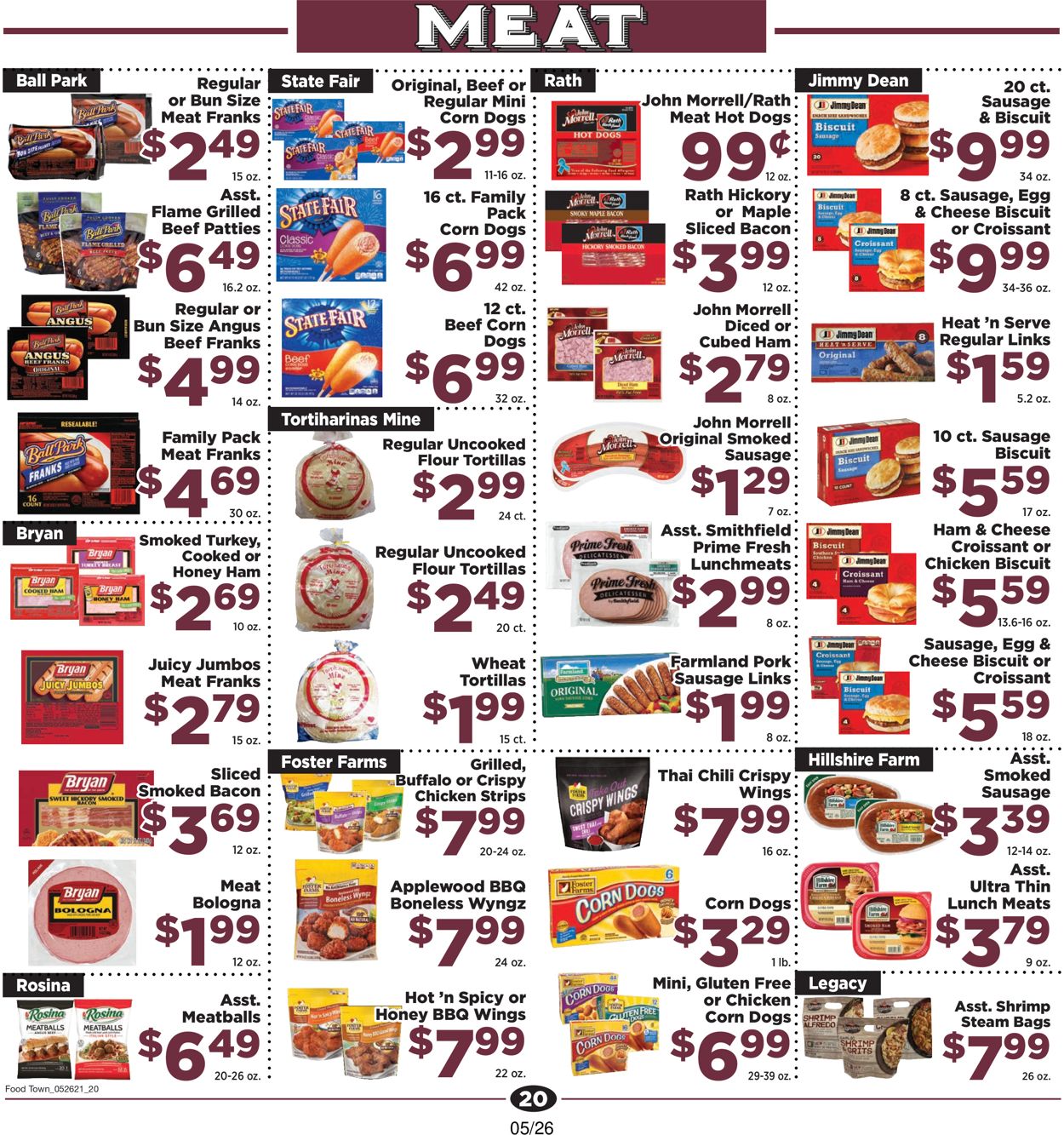 Food Town Ad from 05/26/2021