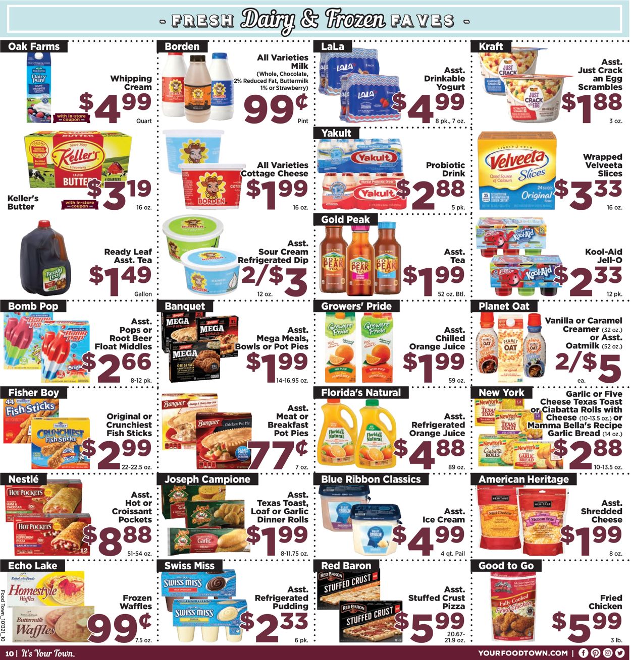 Food Town Ad from 10/13/2021