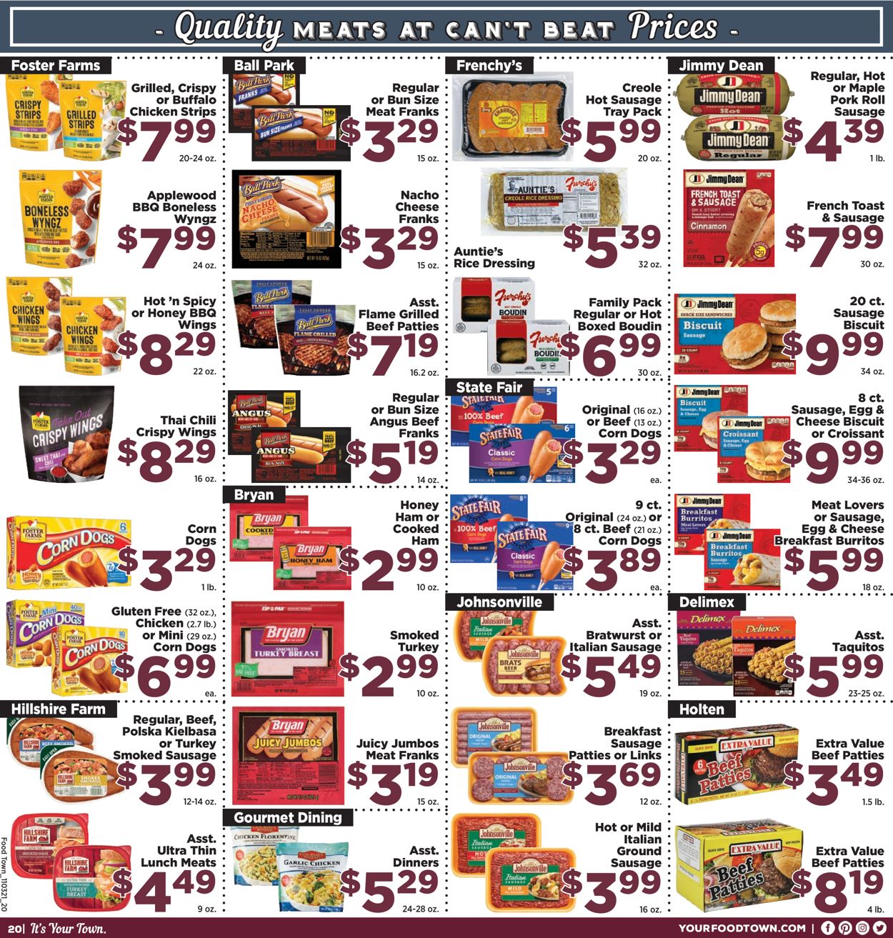 Food Town Ad from 11/03/2021