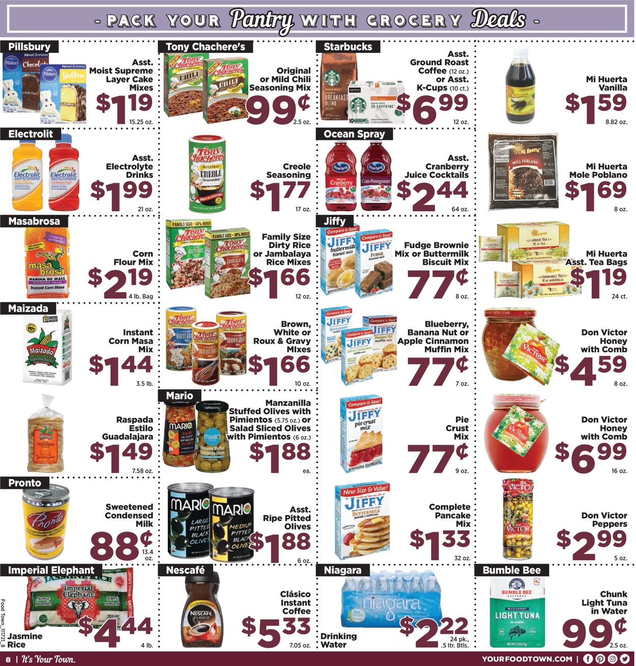 Food Town Ad from 11/17/2021