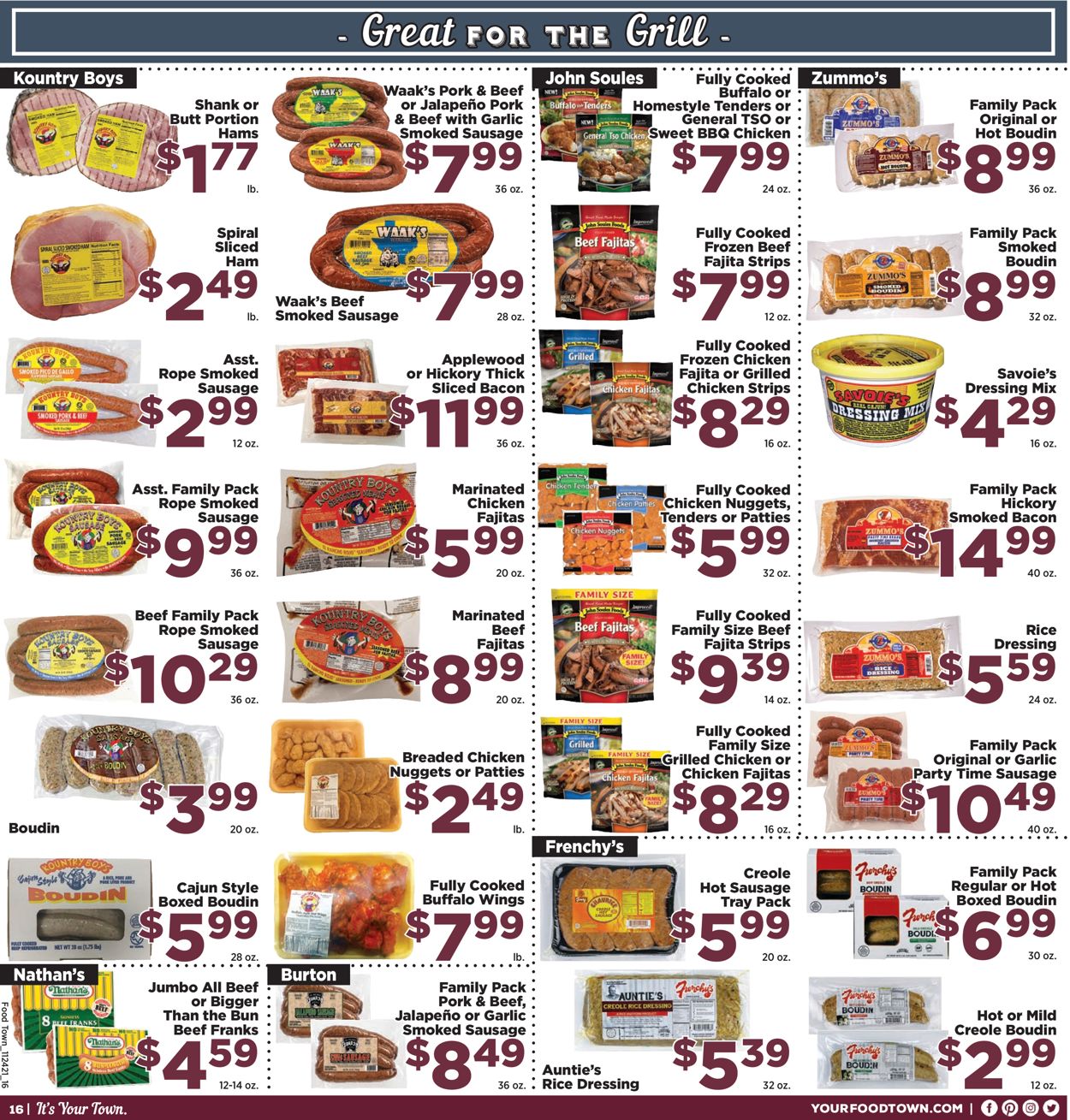 Food Town Ad from 11/24/2021