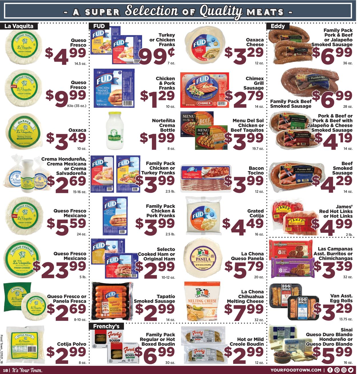 Food Town Ad from 12/15/2021