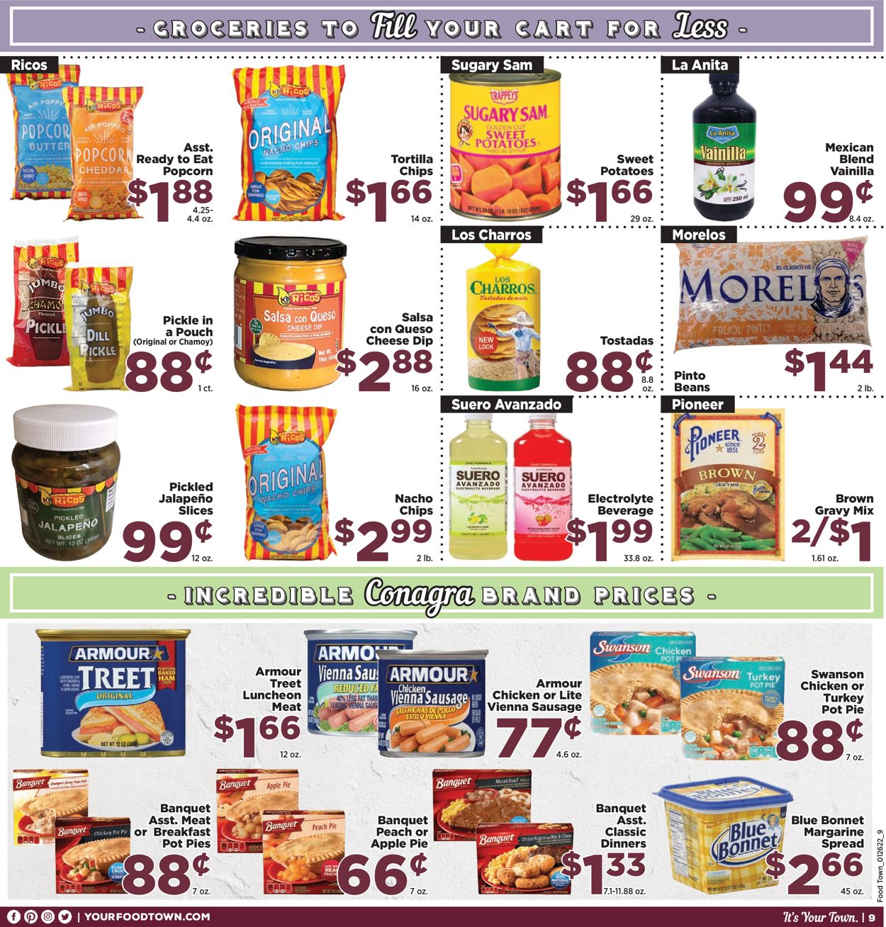 Food Town Ad from 01/26/2022