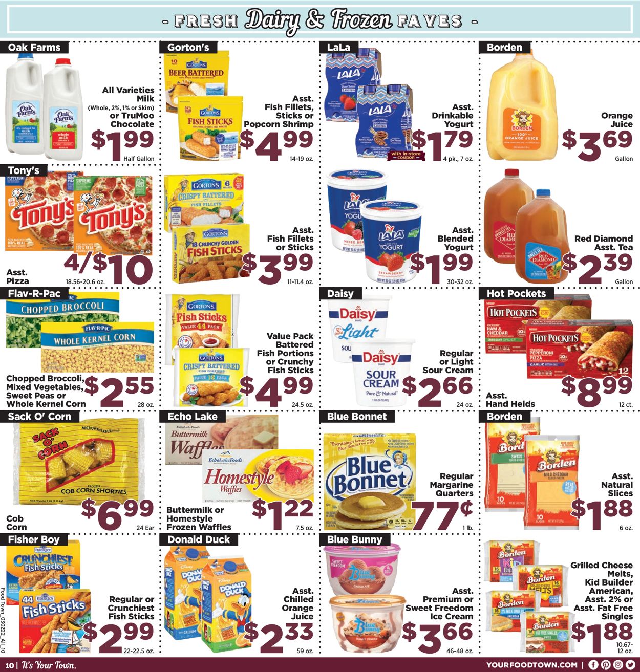 Food Town Ad from 03/02/2022