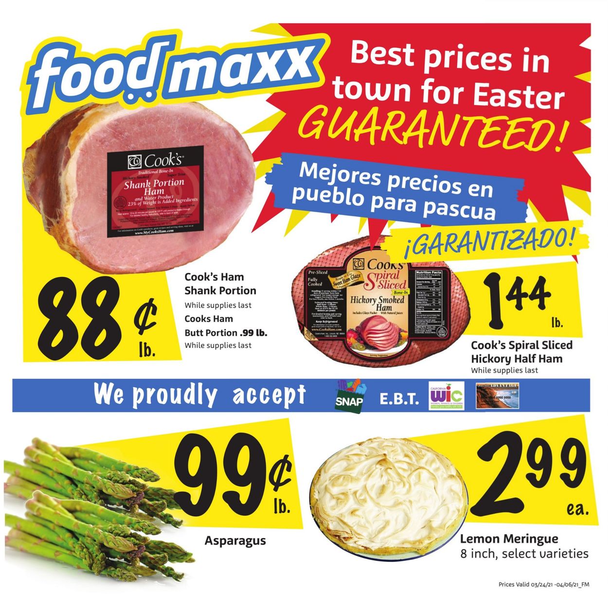 FoodMaxx Ad from 03/24/2021