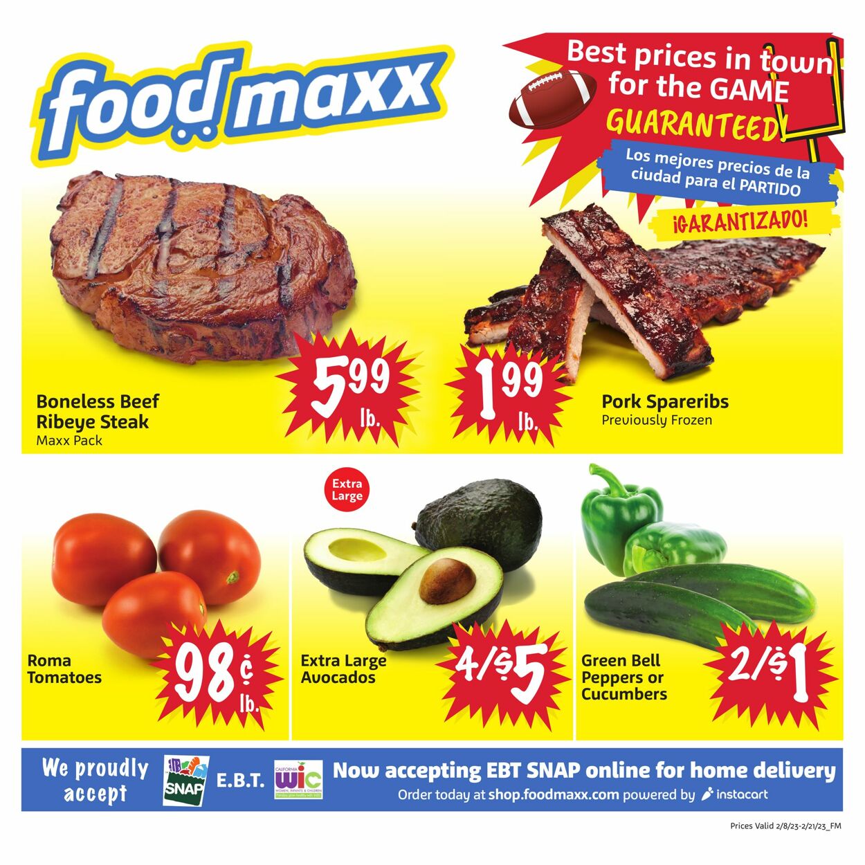 FoodMaxx Ad from 02/08/2023