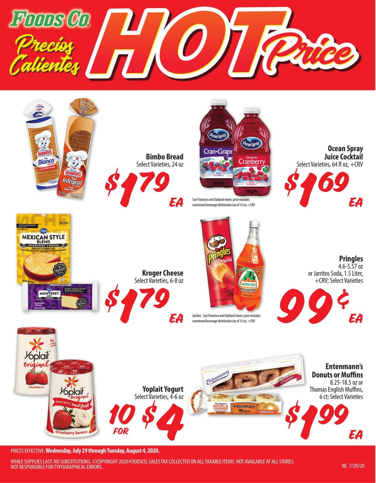 Foods Co. Ad from 07/29/2020