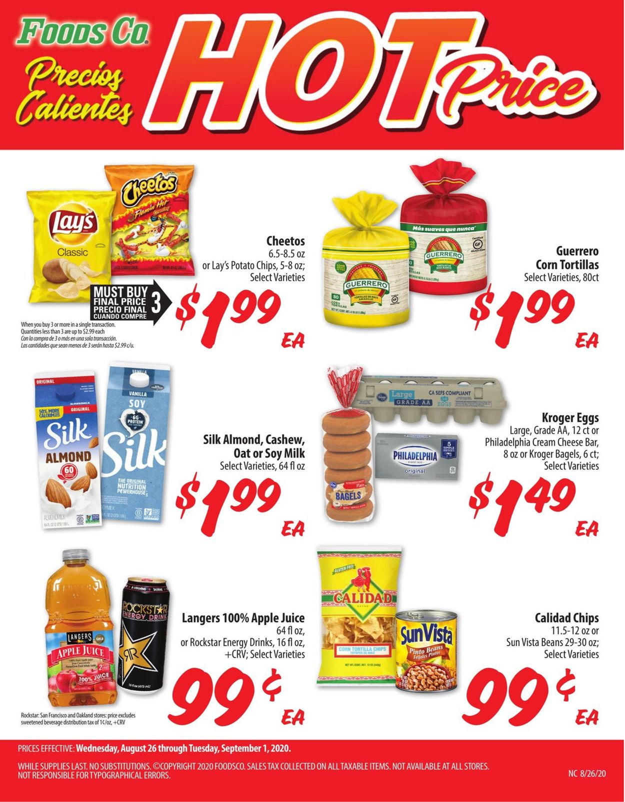 Foods Co. Ad from 08/26/2020