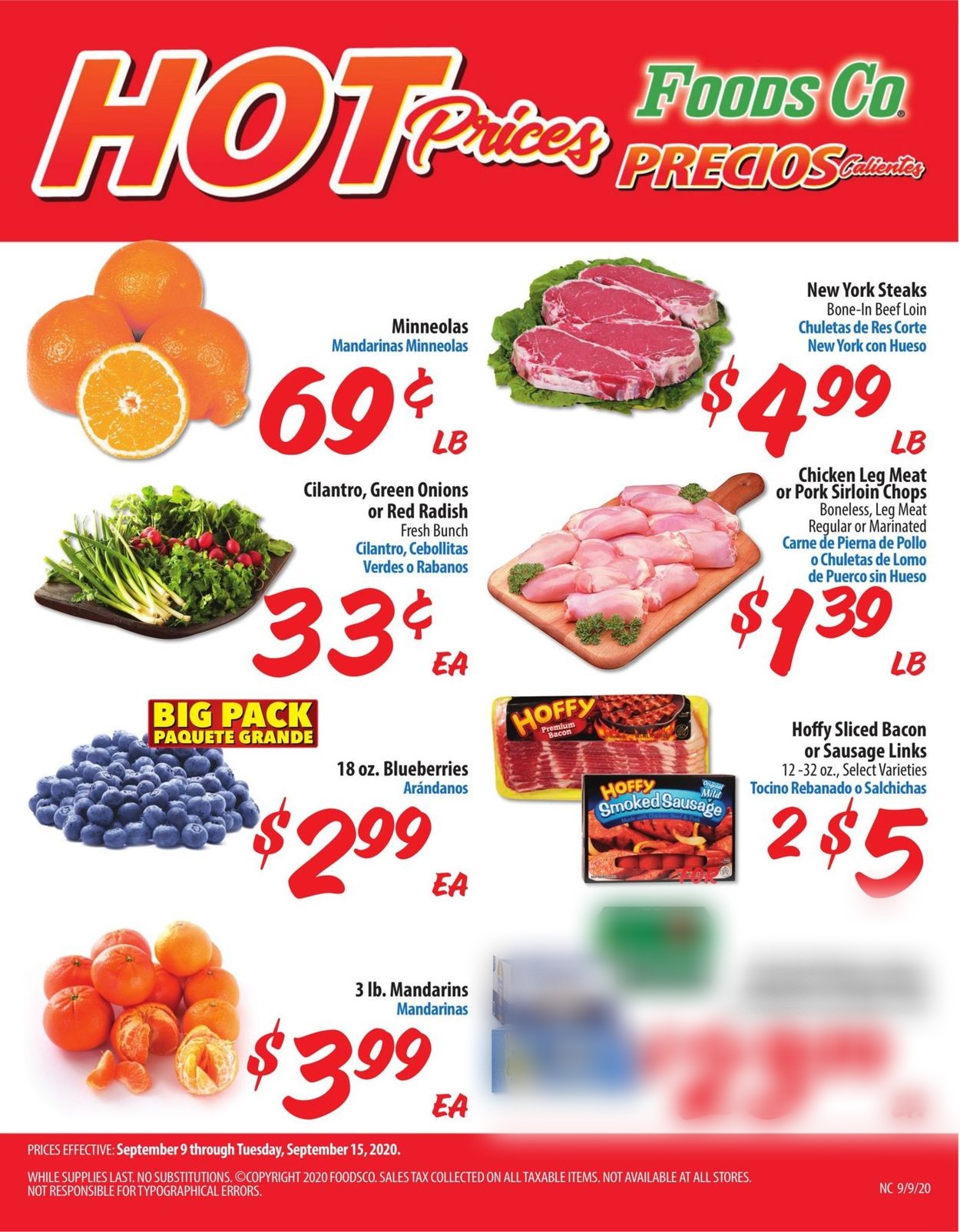 Foods Co. Ad from 09/09/2020