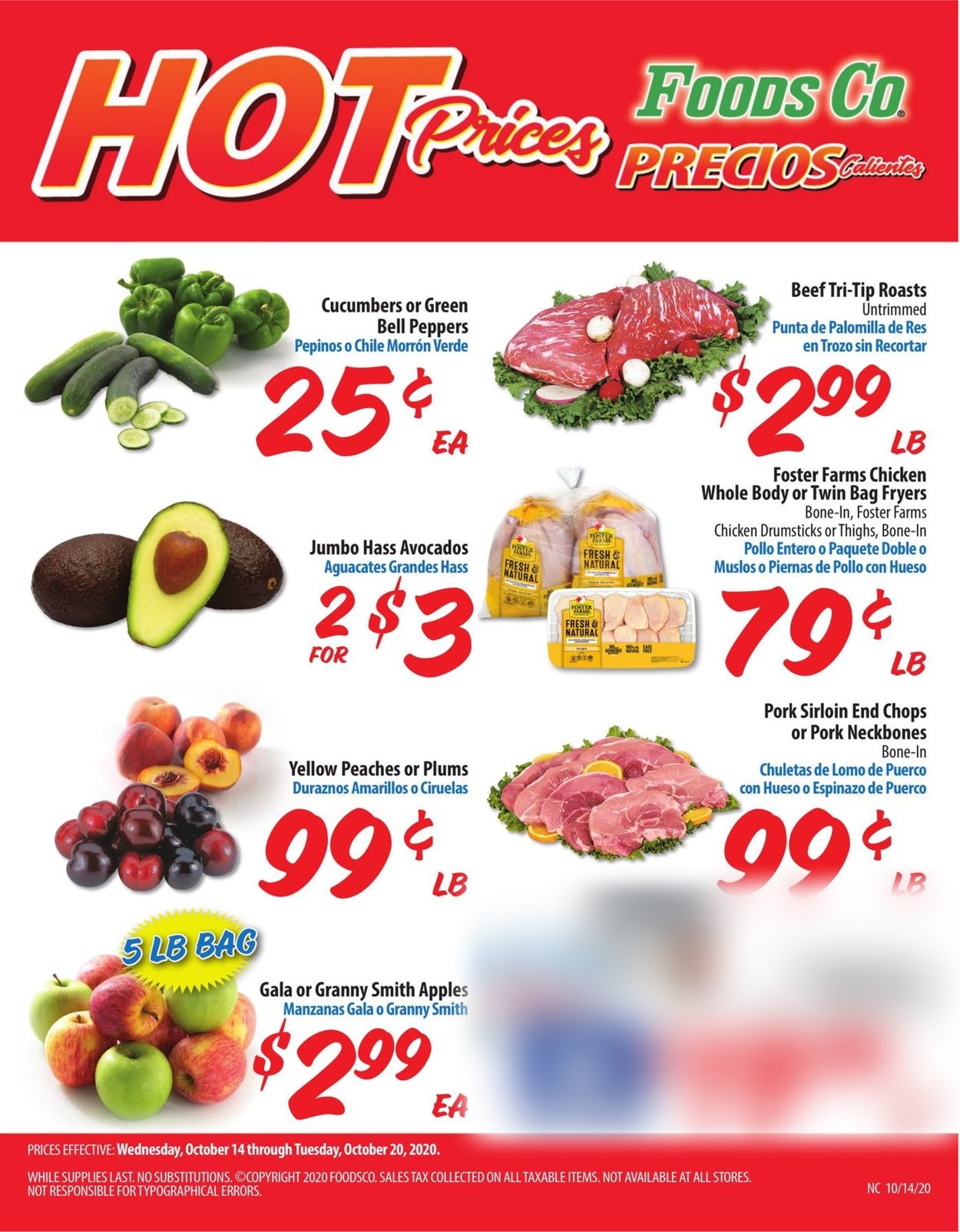 Foods Co. Ad from 10/14/2020