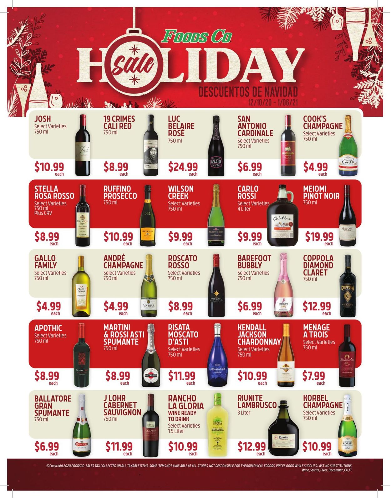 Foods Co. Ad from 12/10/2020