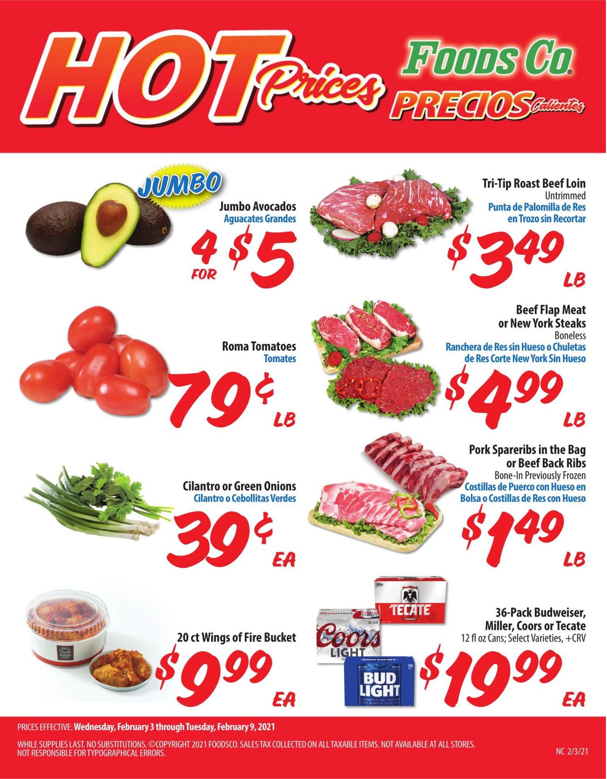 Foods Co. Ad from 02/03/2021