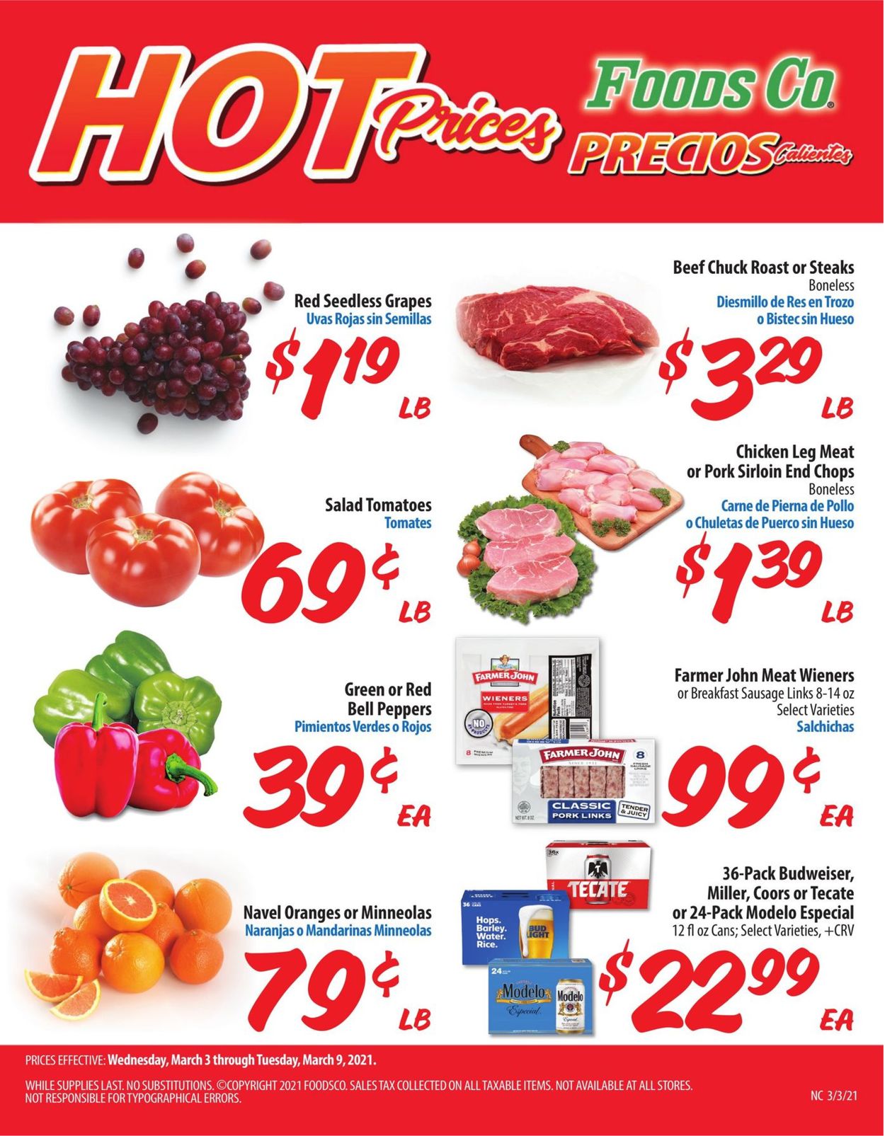 Foods Co. Ad from 03/03/2021