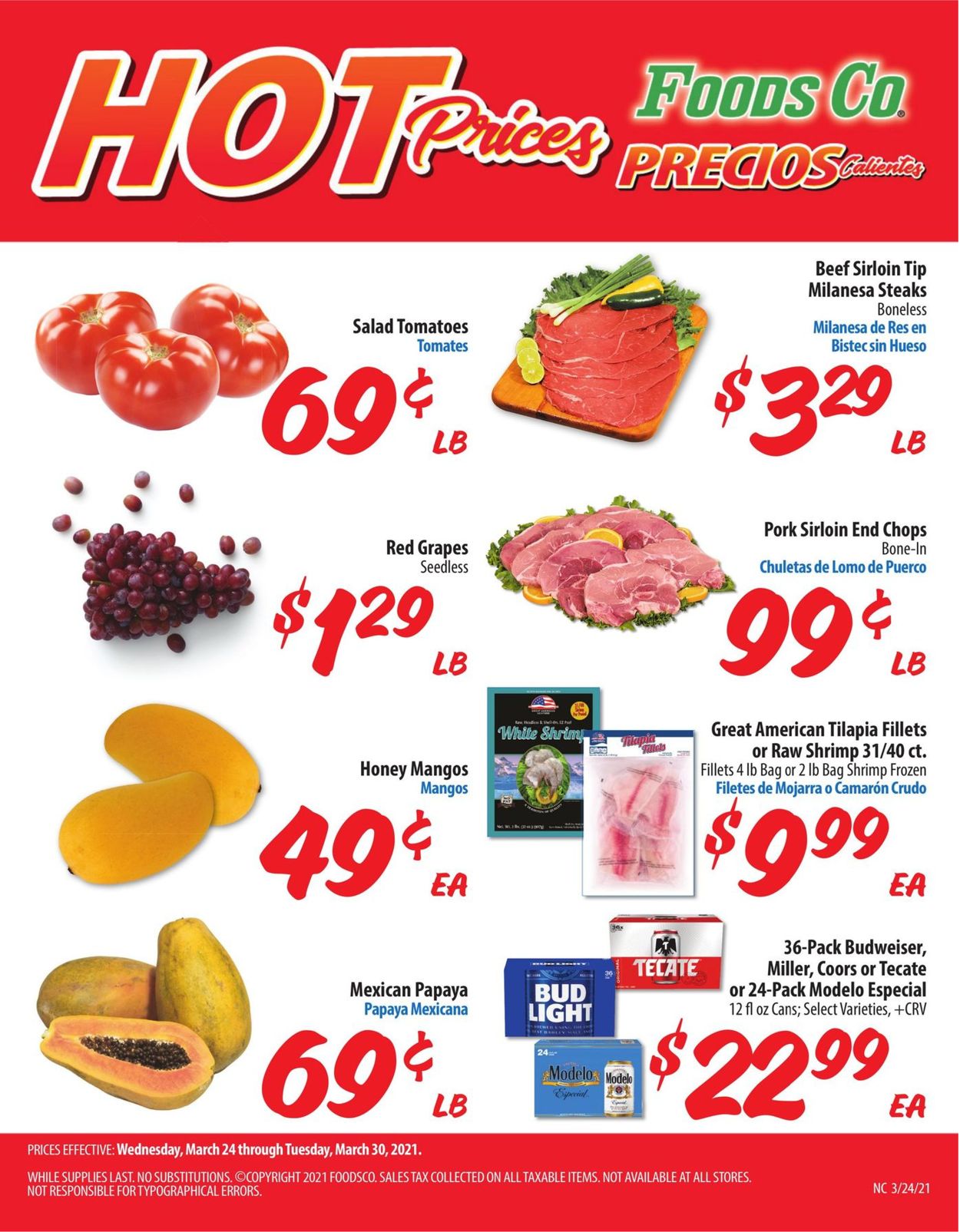 Foods Co. Ad from 03/24/2021