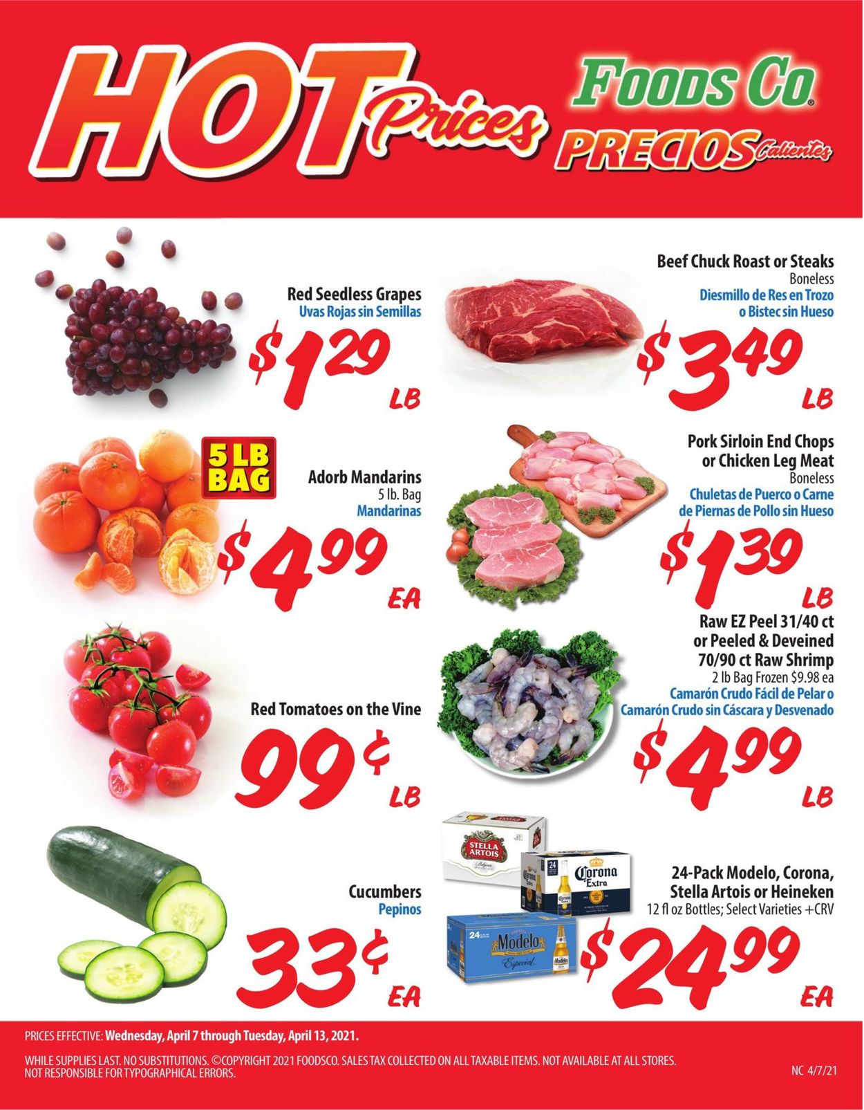 Foods Co. Ad from 04/07/2021