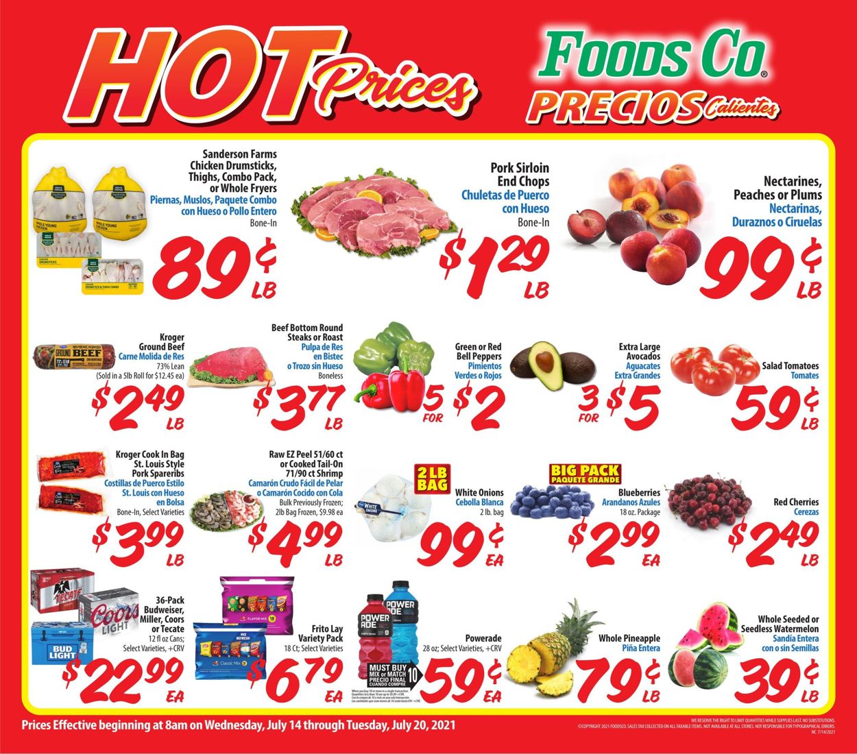 Foods Co. Ad from 07/14/2021