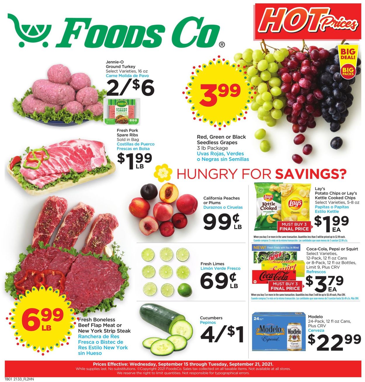 Foods Co. Ad from 09/15/2021