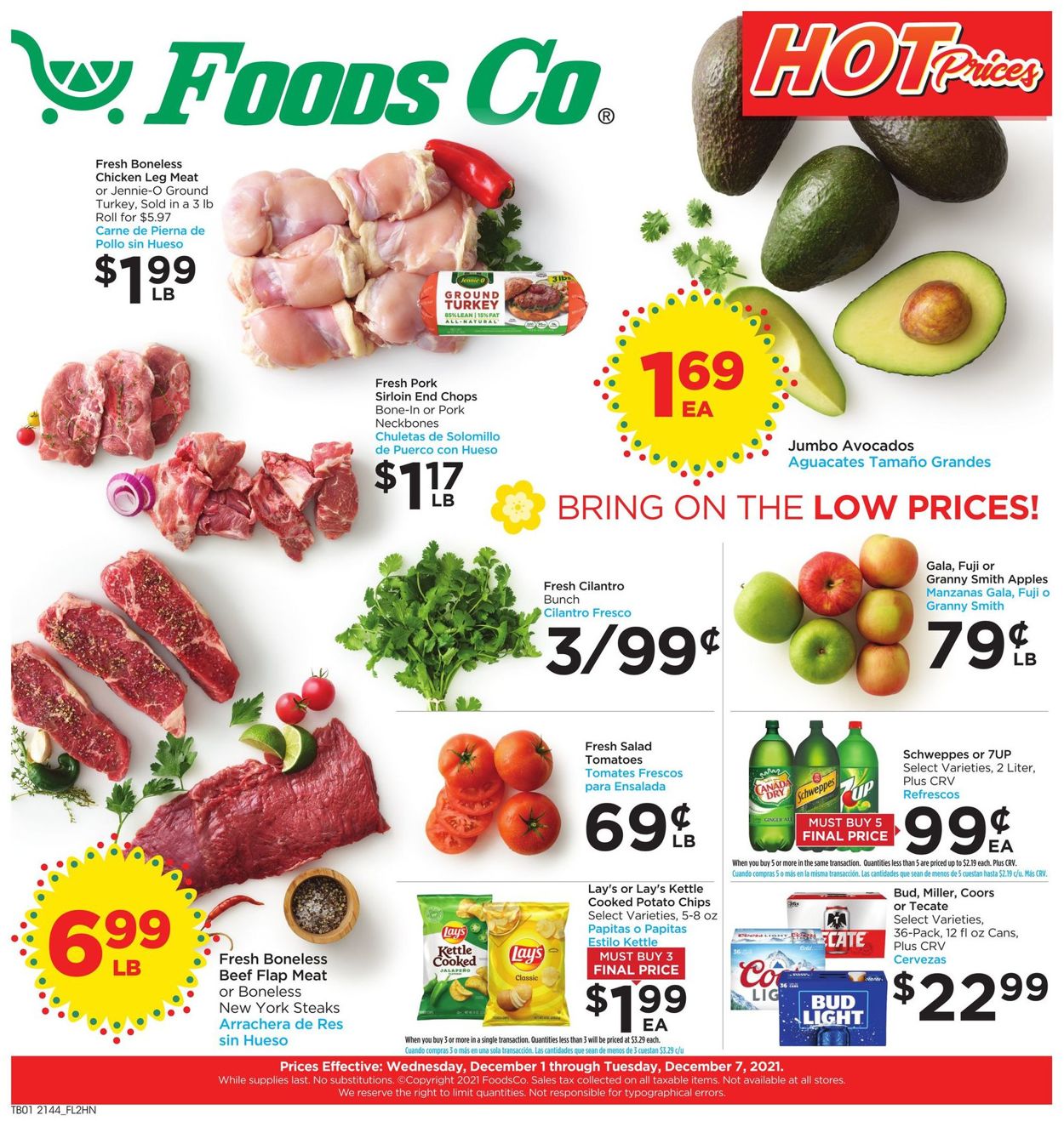 Foods Co. Ad from 12/01/2021