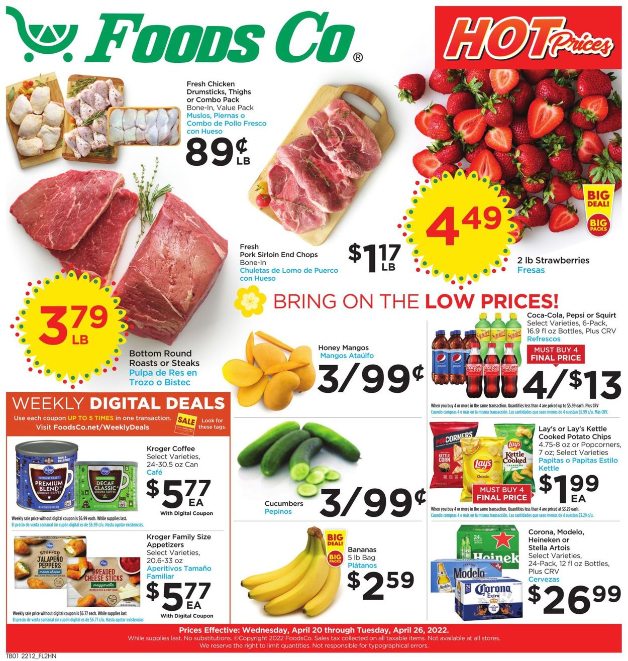 Foods Co. Ad from 04/20/2022