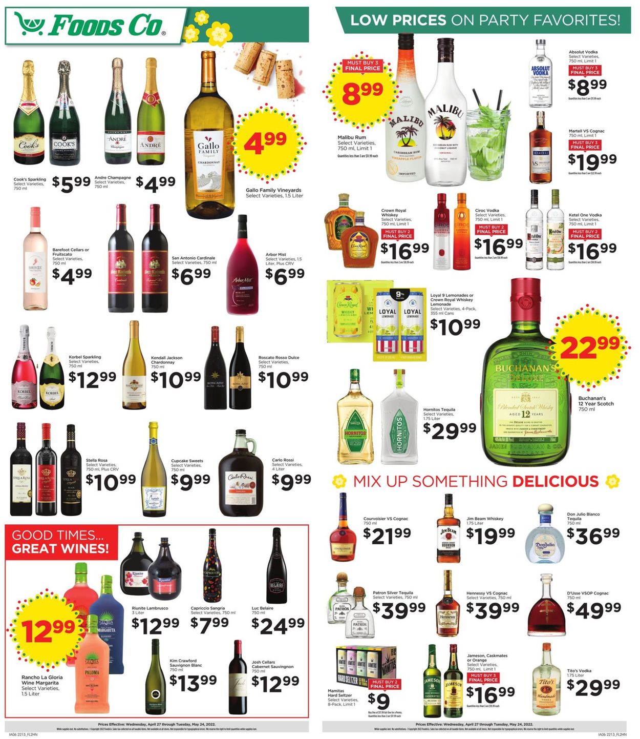 Foods Co. Ad from 04/27/2022
