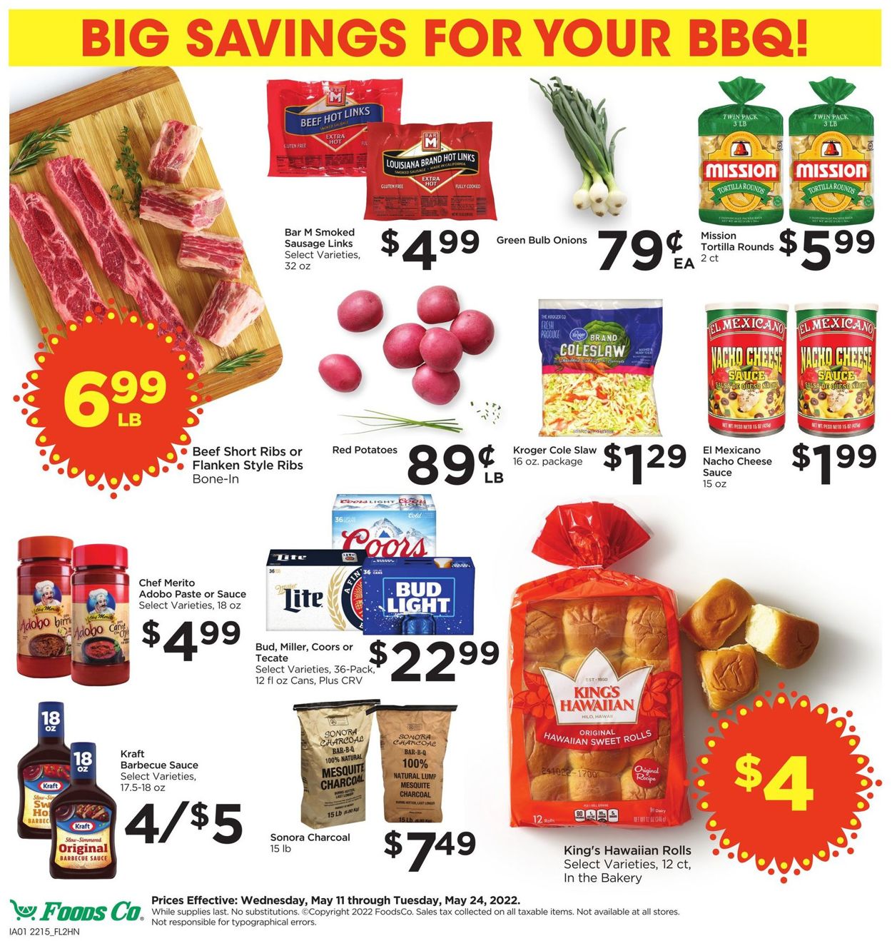 Foods Co. Ad from 05/11/2022