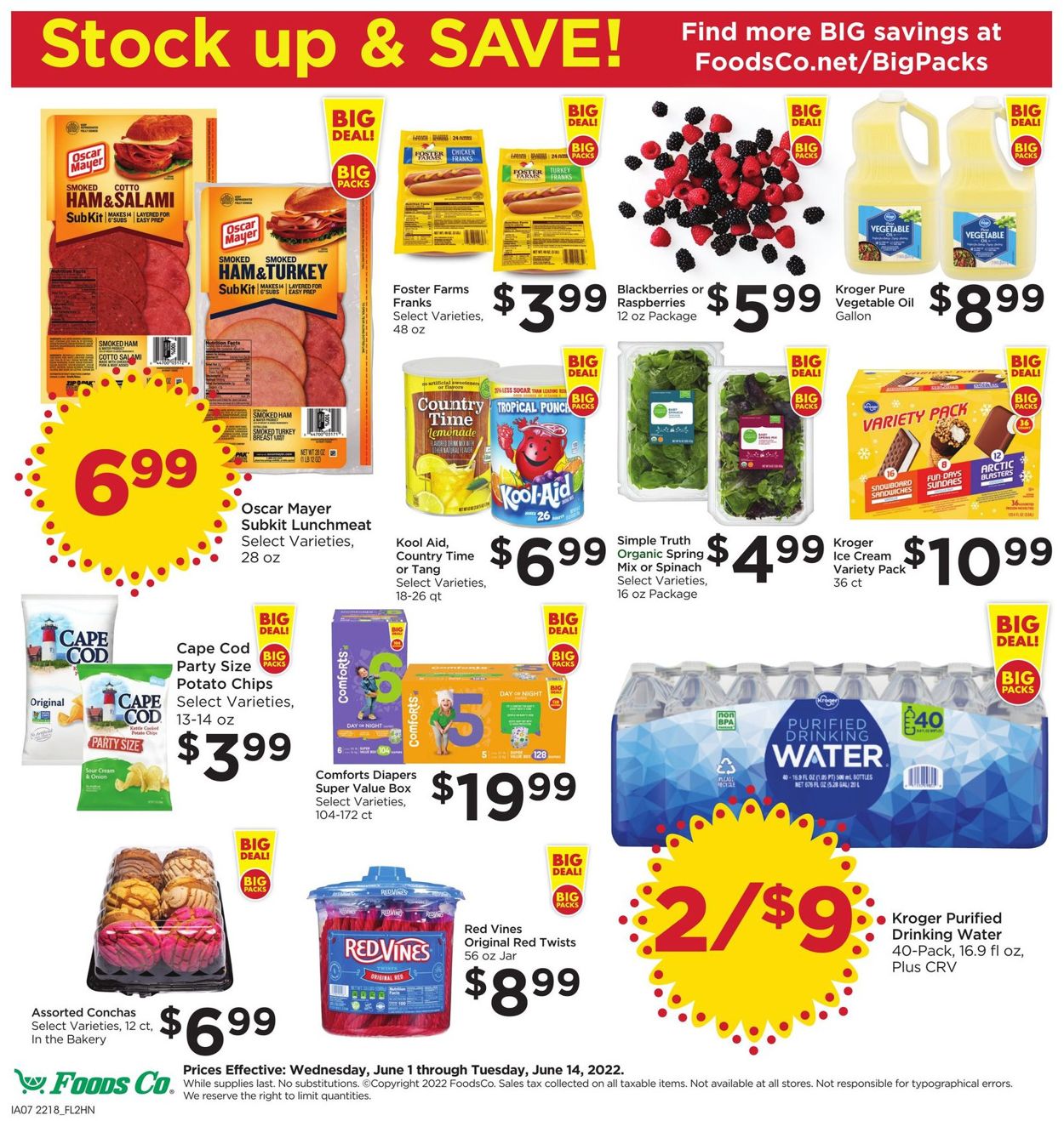 Foods Co. Ad from 06/01/2022