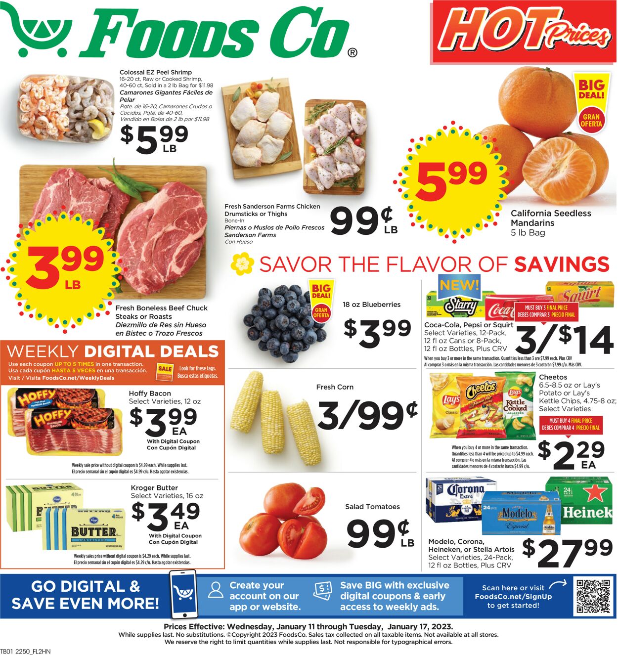Foods Co. Ad from 01/11/2023