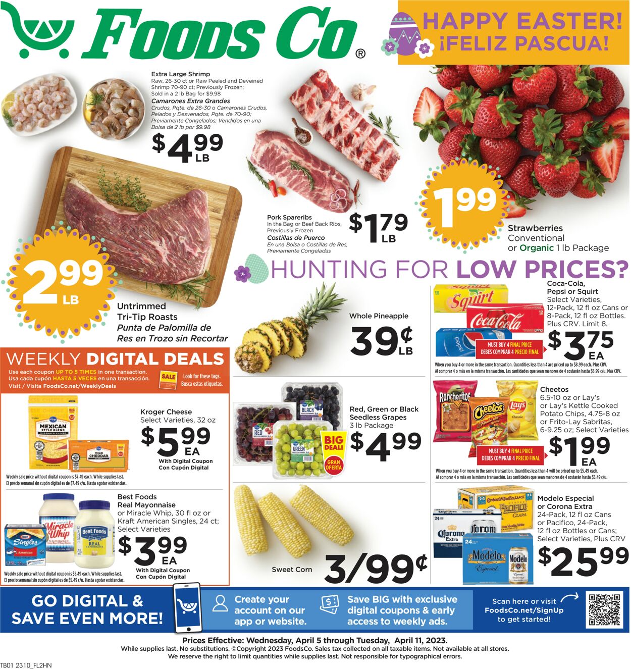 Foods Co. Ad from 04/05/2023