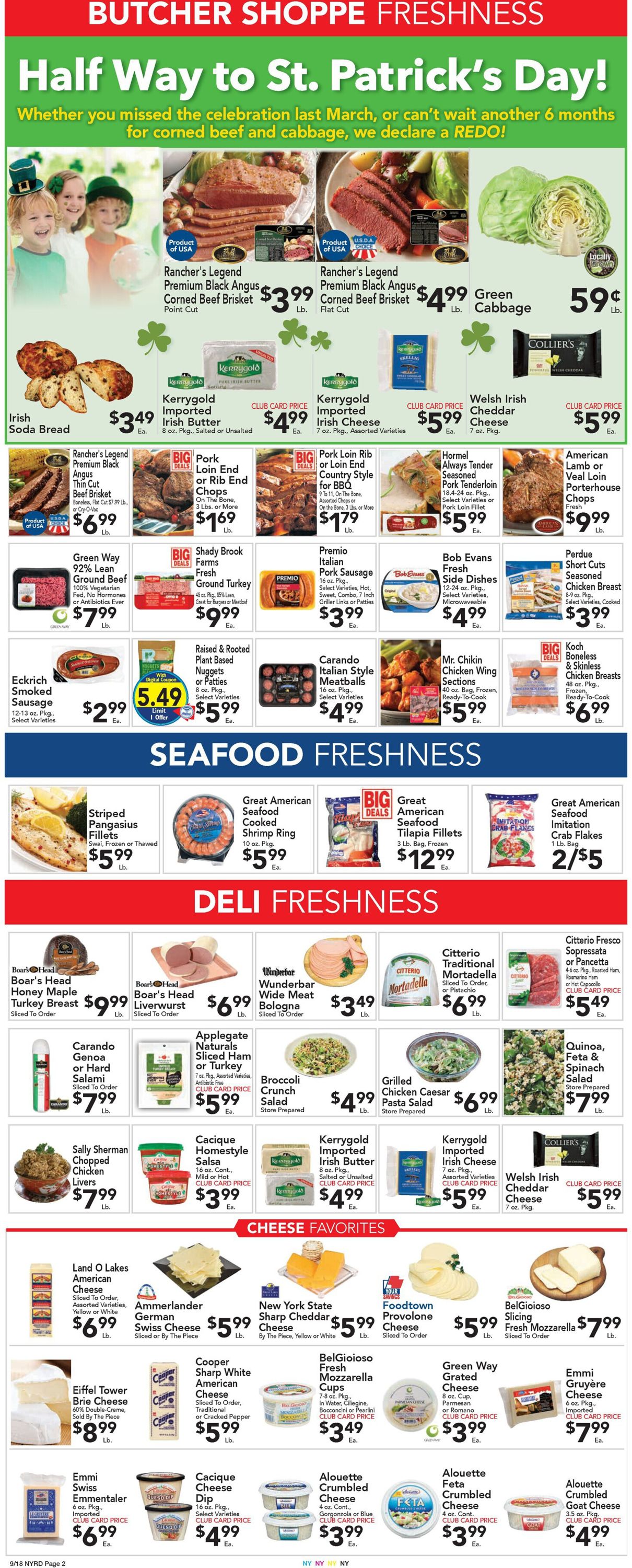 Foodtown Ad from 09/18/2020