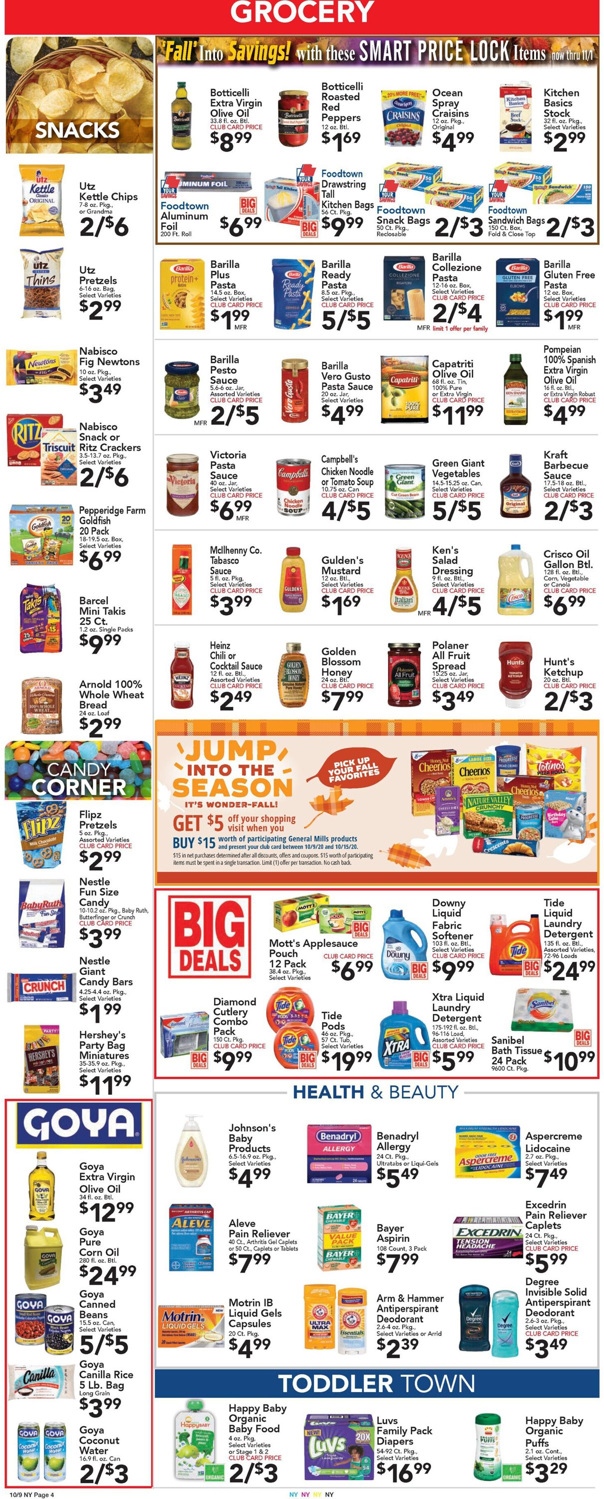 Foodtown Ad from 10/09/2020