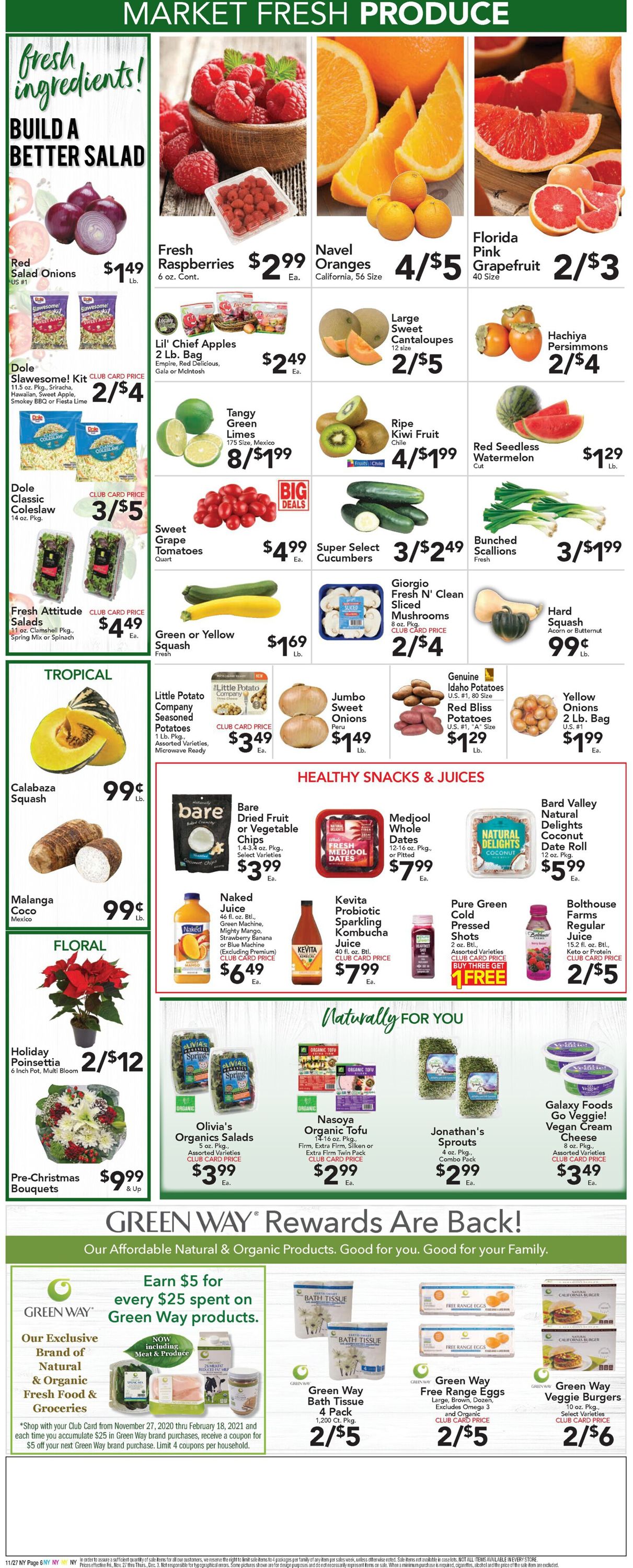 Foodtown Ad from 11/27/2020
