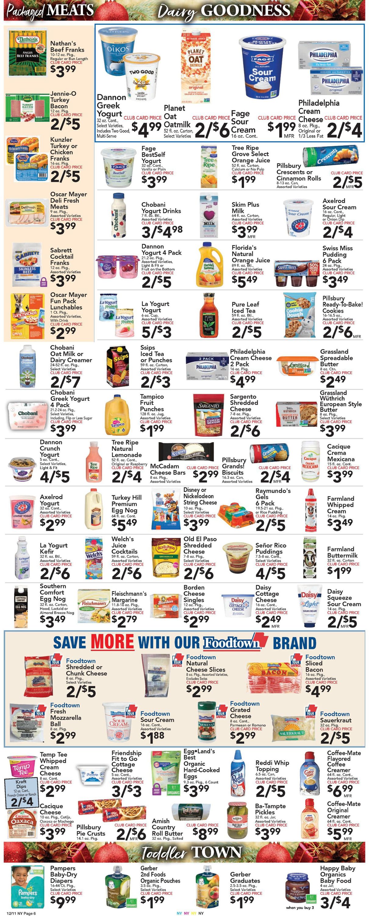 Foodtown Ad from 12/11/2020