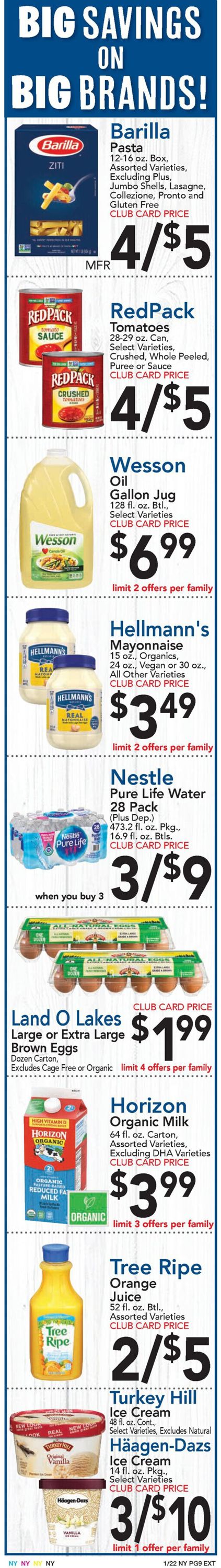 Foodtown Ad from 01/22/2021