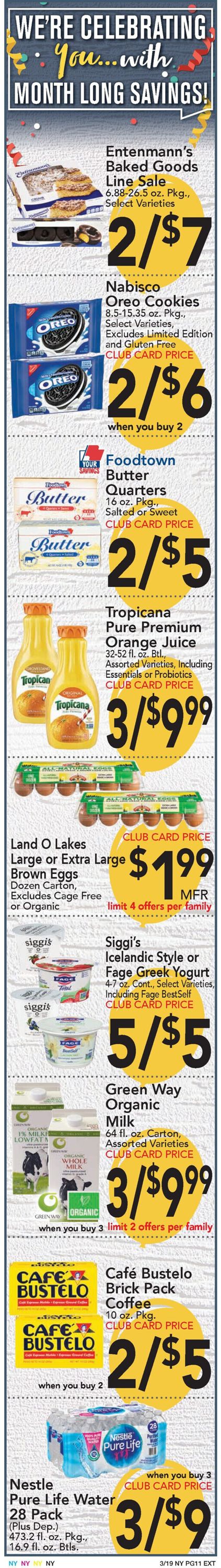 Foodtown Ad from 03/19/2021
