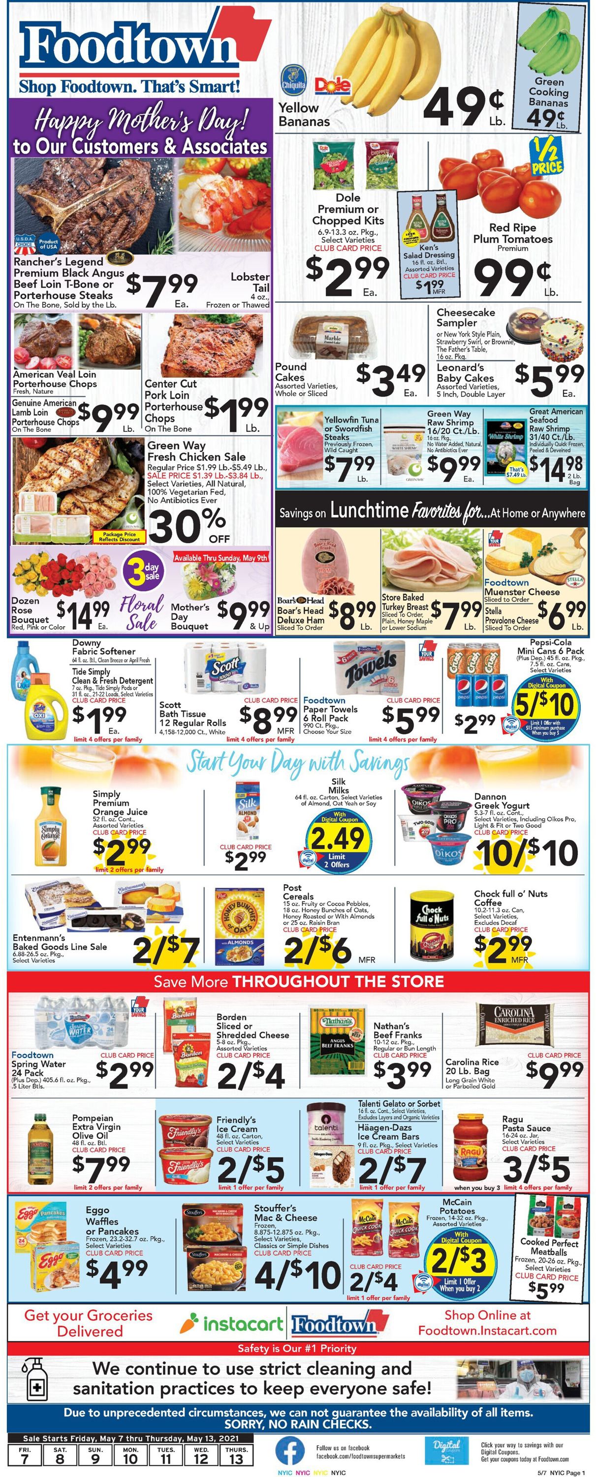 Foodtown Ad from 05/07/2021