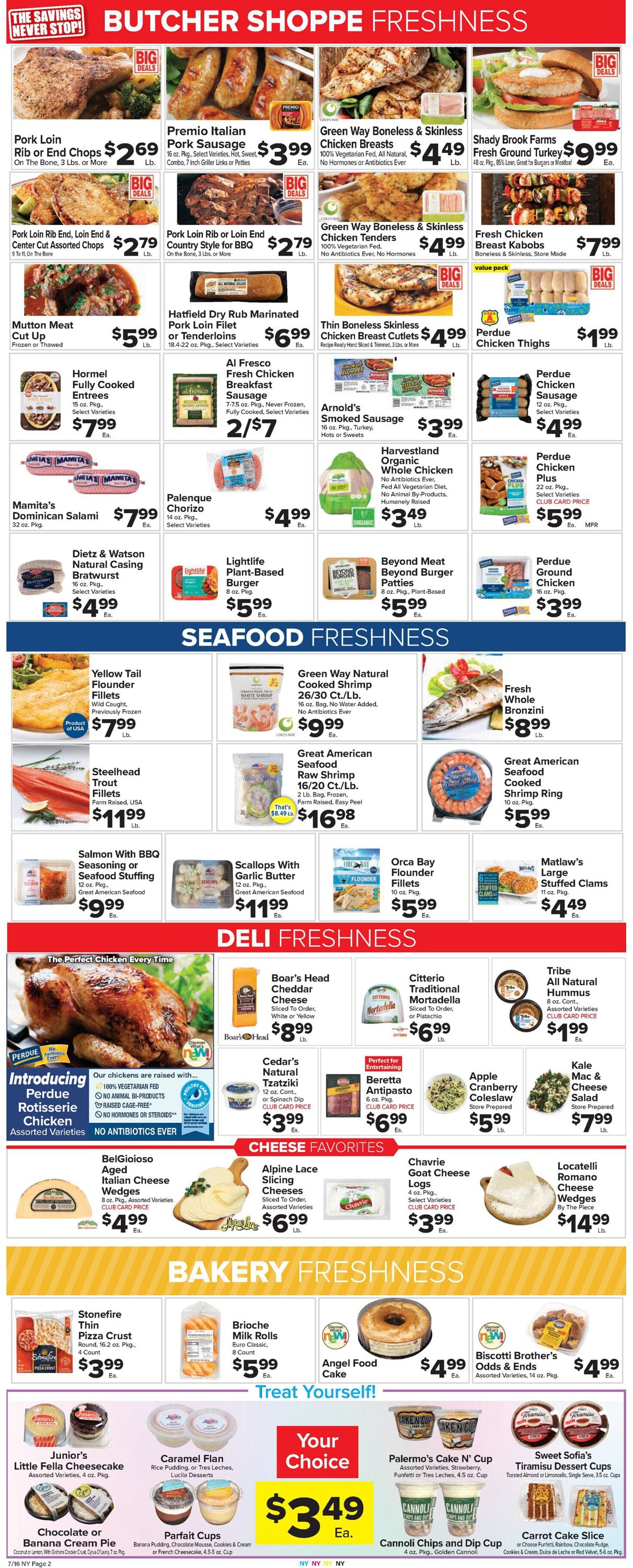 Foodtown Ad from 07/16/2021
