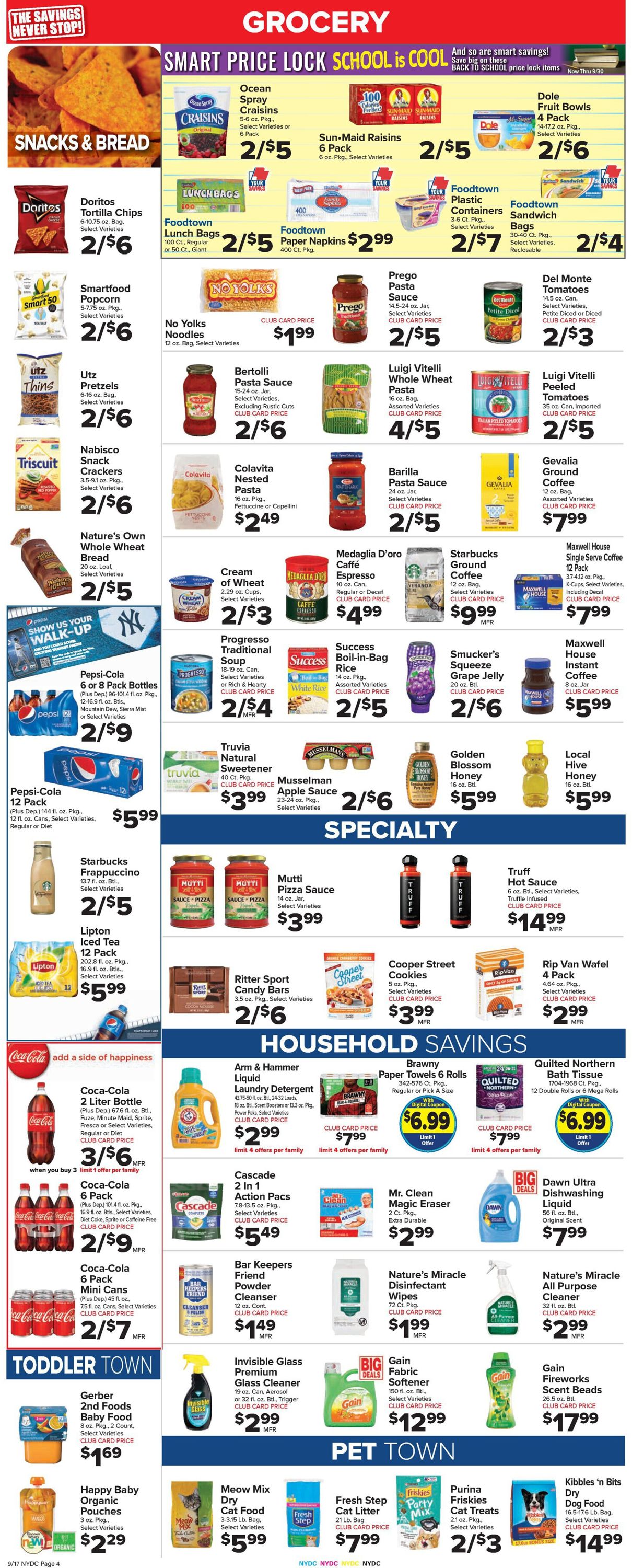 Foodtown Ad from 09/17/2021