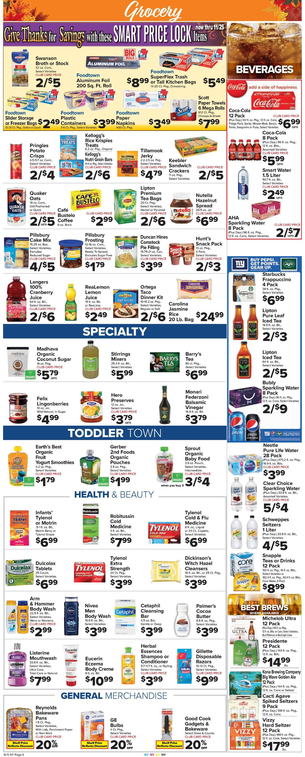 Foodtown Ad from 11/05/2021