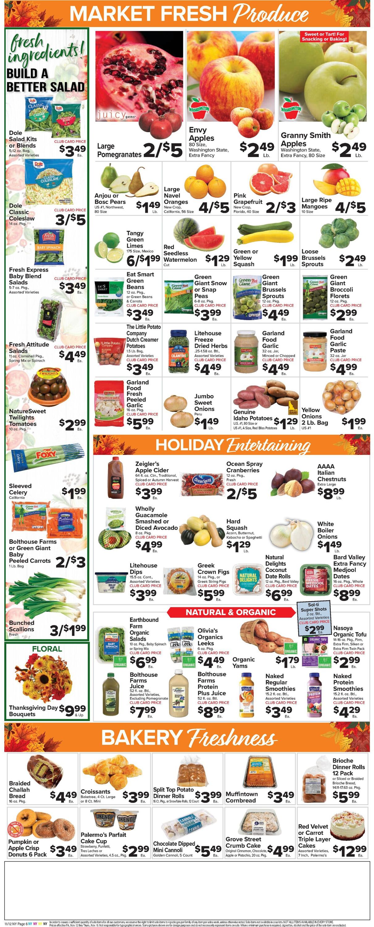 Foodtown Ad from 11/12/2021