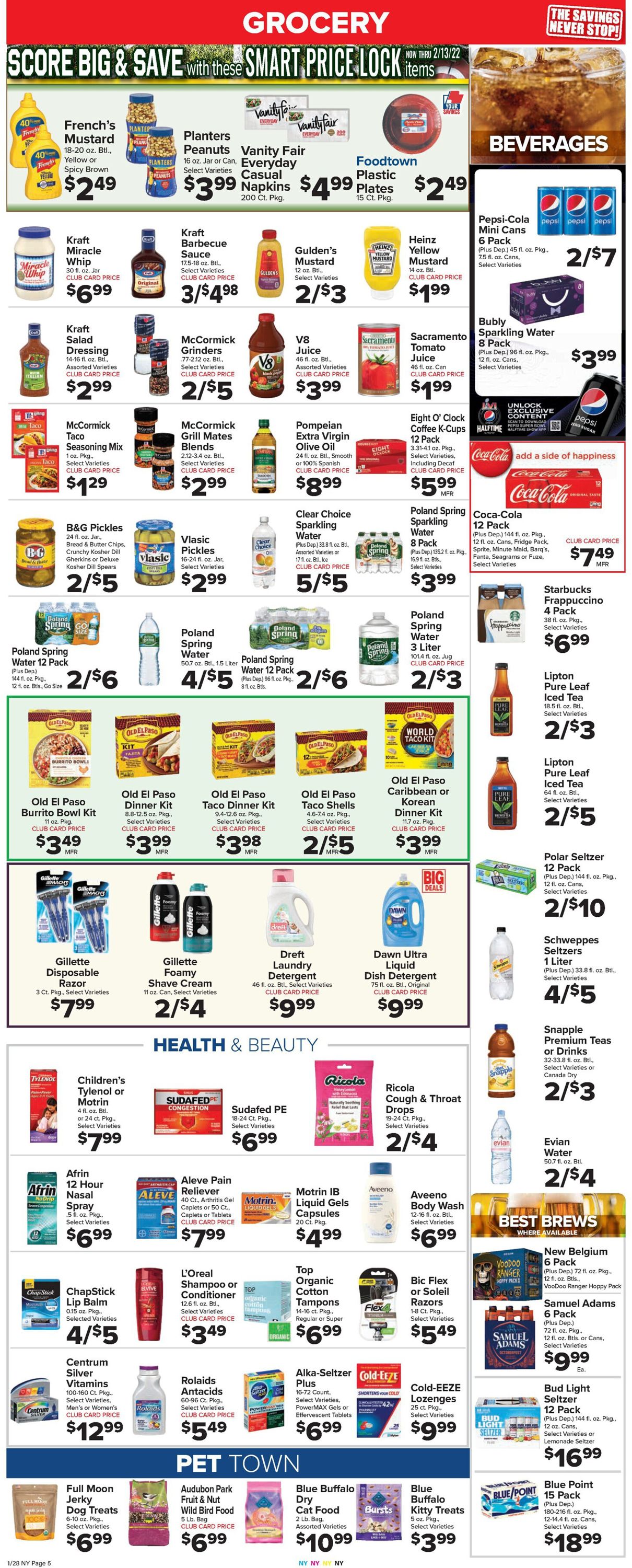 Foodtown Ad from 01/28/2022