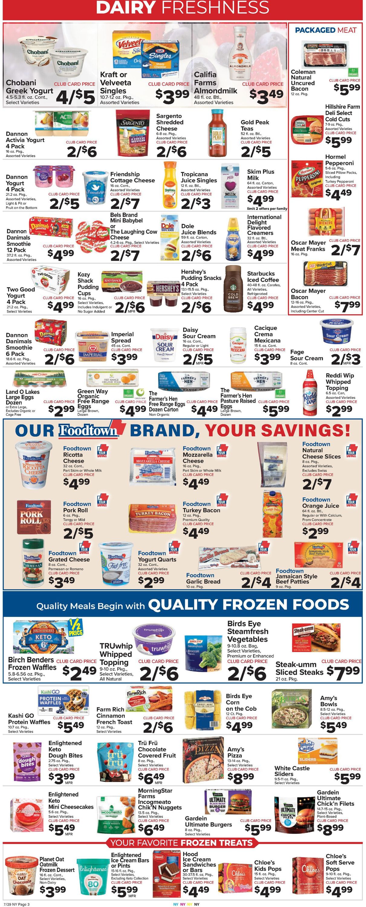 Foodtown Ad from 07/29/2022
