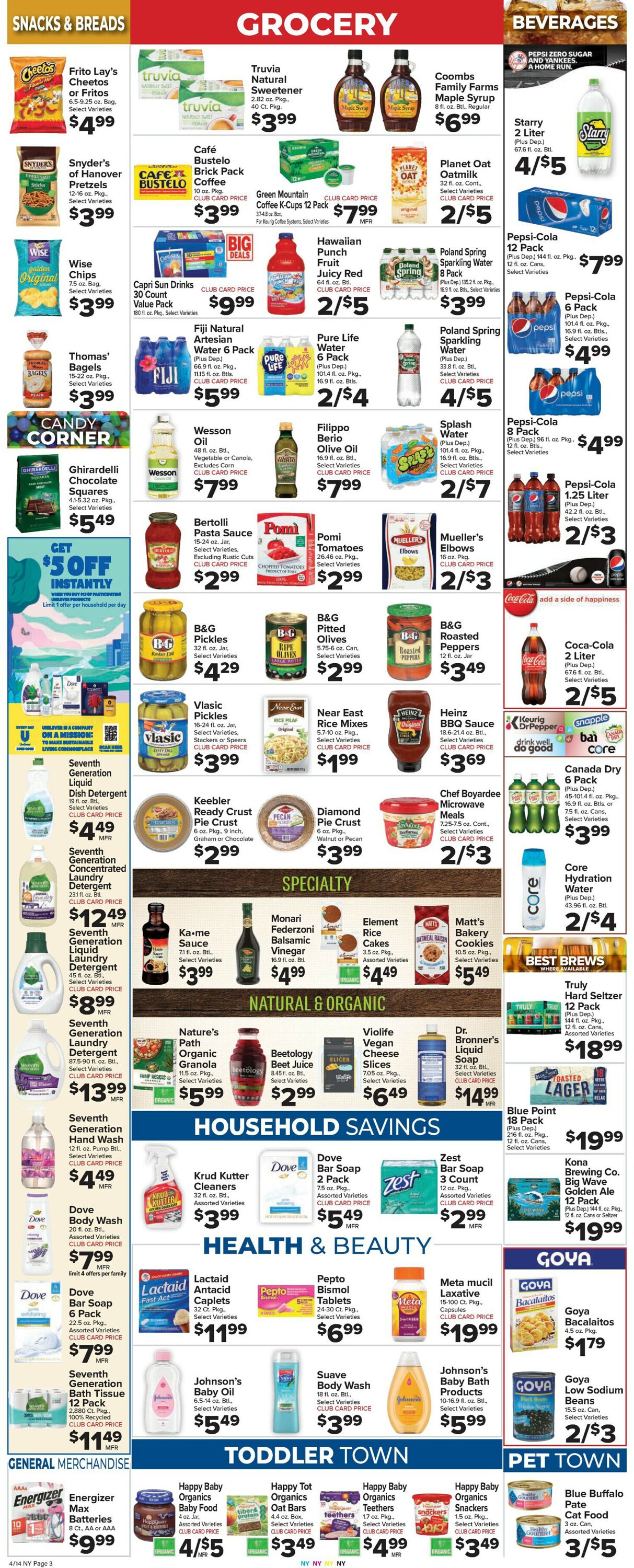 Foodtown Ad from 04/14/2023