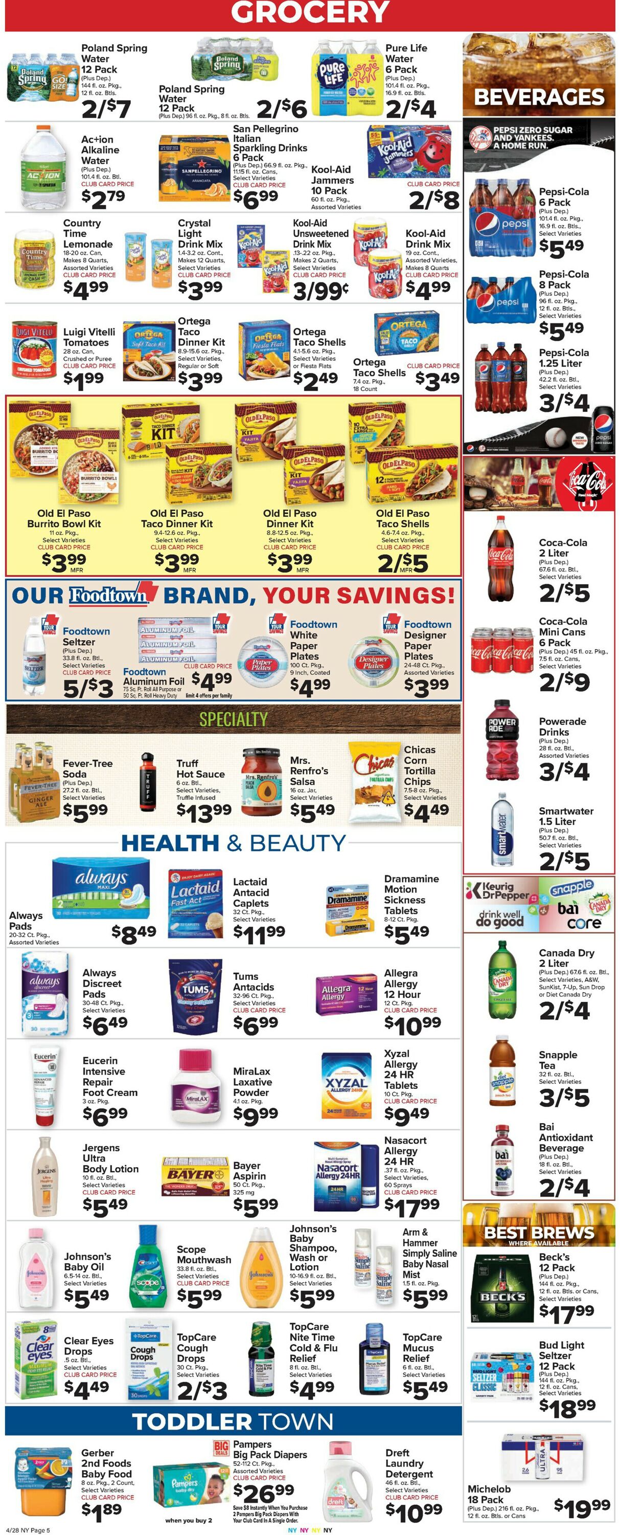 Foodtown Ad from 04/28/2023