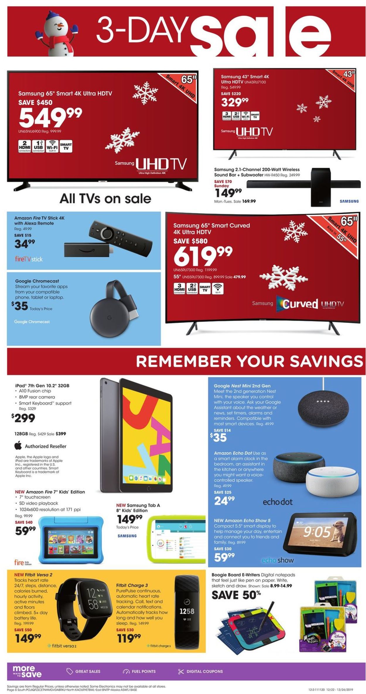 Fred Meyer Ad from 12/22/2019