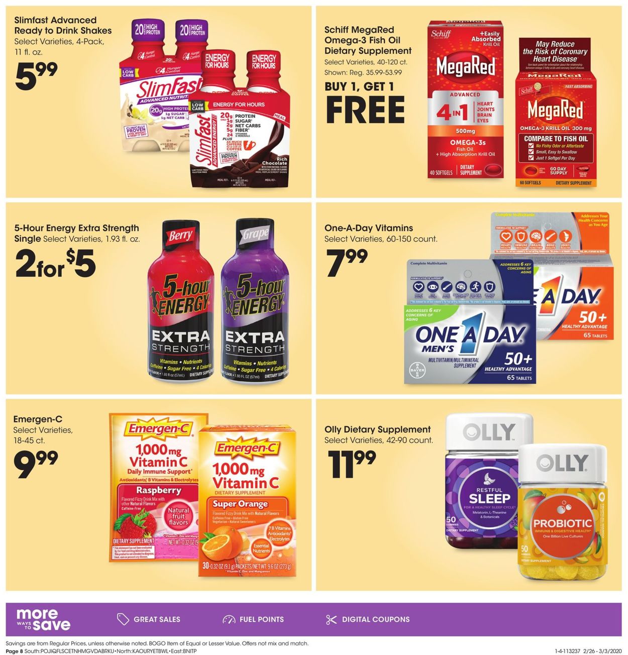 Fred Meyer Ad from 02/26/2020